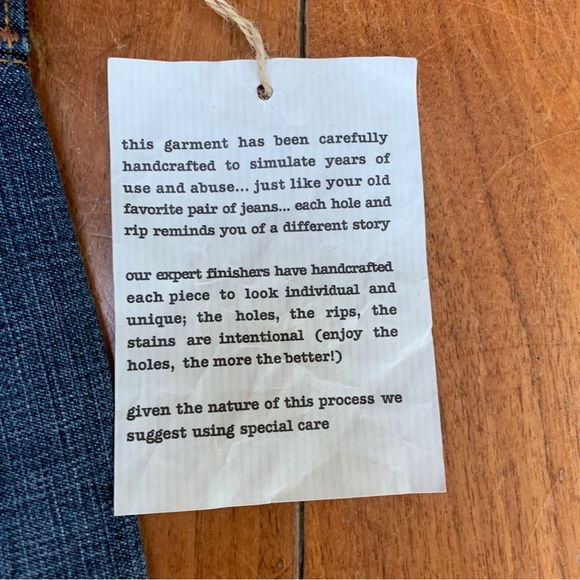 7 For All Mankind 7FAM Dojo Argyle Jeans Wide Leg Flare Dark Wash Low Rise - Picture 10 of 13